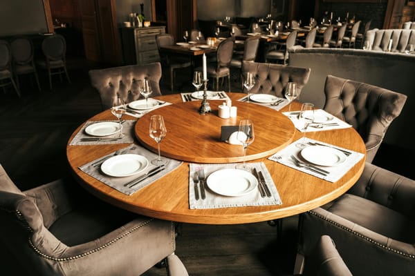 Round table and chair combo